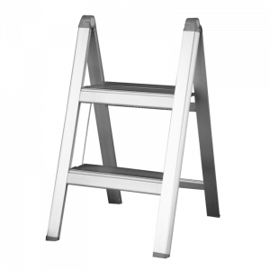 Indalex Aluminium Slimline Ladder 2 Steps 0.52m - "MEGA" LADDER SALE