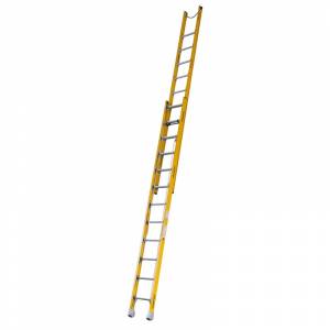 Indalex Pro Series Fibreglass Extension Ladder 17ft 3.3m - 5.2m - 150kg Rated - "MEGA" LADDER SALE