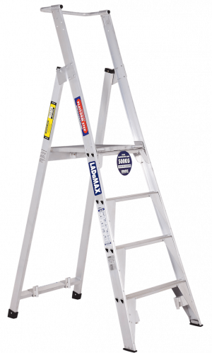 Platform Step Ladders - Aluminium