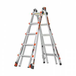 Little Giant Leveller Model 22 Telescopic Ladder with Ratchet Levellers 1.5m - 5.8m - "MEGA" LADDER SALE