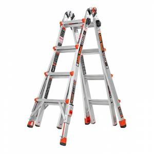 Little Giant Leveller Model 17 Telescopic Ladder with Ratchet Levellers 1.2m - 4.5m - "MEGA" LADDER SALE