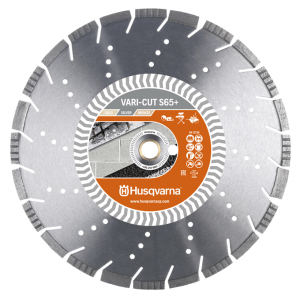 HUSQVARNA 350mm Segmented Diamond Blade for Abrasive & Asphalt Cutting – VARI-CUT S65-PLUS