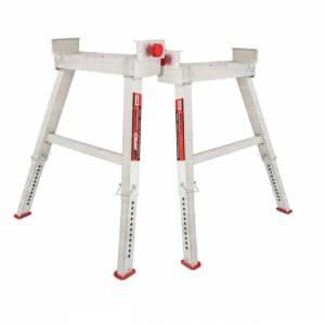 GTPro 450mm Adjustable Aluminium Stools ( 2 x Stools) - "MEGA" LADDER SALE
