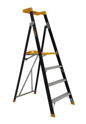 Gorilla Pro-Lite 4 Step Fibreglass Platform Ladder