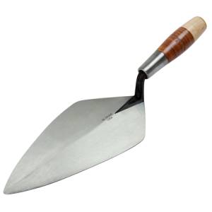 W Rose London Brick Trowel (Wide) 12″ Leather Handle - RO312-12