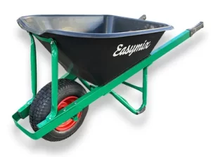 Masterfinish Easymix Green Wheelbarrow with Poly Tray