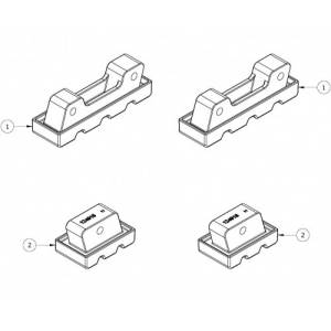 Bailey Spare Part Foot Kit for Bailey Aluminium Single Sided Step Ladders - BAILEY "BONANZA" SALE