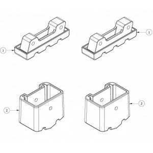 Bailey Spare Part Foot Kit Bailey Punchlock PFS Aluminium Platform Ladders - BAILEY "BONANZA" SALE