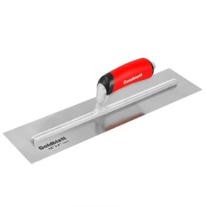 GOLDBLATT 400mm X 100mm SS FINISH TROWEL SOFT HANDLE - GO2048