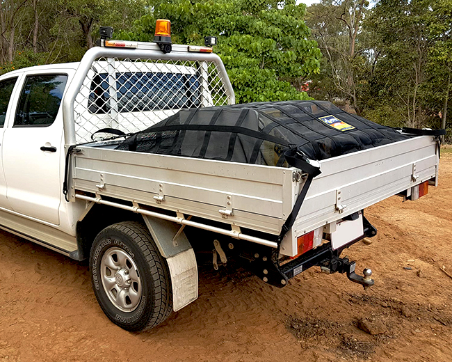 Safeguard DSN-200 2.4m x 2.4m Dual-Cab Cargo Net Suits Dual-Cab