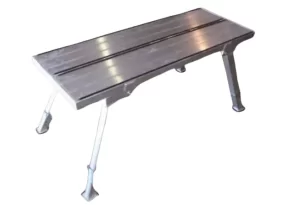 Aluminium Folding Stool (L-1.5m H-870mm W-450mm) - "MEGA" LADDER SALE