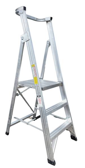 CLIMBMAX 150kg Rated Aluminium Platform Ladder 3 Step (3ft / 0.9m Platform Height) - "MEGA" LADDER SALE