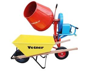 Easymix "TRADE" 3.5CFT Cement Mixer and Wheelbarrow Combo - TAX TIME SPECIAL - Save $234