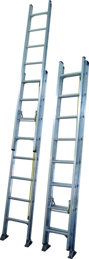 Climbmax Aluminium Extension Ladder 10" - 17" (3.1m - 5.3m) 150kg Rated  - "MEGA" LADDER SALE