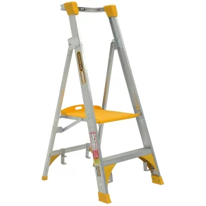 Gorilla 0.6m (2') Heavy Duty Industrial Aluminium Platform Ladder - 180Kg Rated - PL002-HD - "MEGA" LADDER SALE