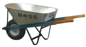 Moss 110L Wheelbarrow GALVANISED - Aust. Made