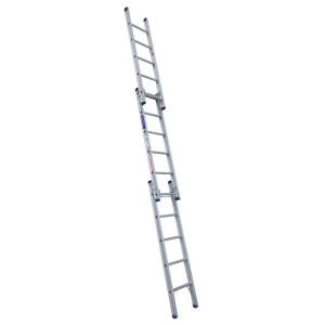 Indalex Pro Series Aluminium Triple Extension Ladder 150kg 15ft 1.7m - 4.5m - PROXT15 - "MEGA" LADDER SALE