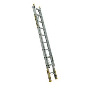 Gorilla Aluminium Extension Ladder 150kg 3.1m - 4.85m with Leveller EL10-LVL