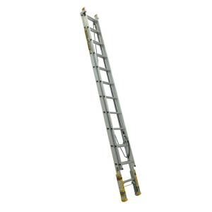 Gorilla Aluminium Extension Ladder 150kg 3.65m - 6.05m with Leveller EL12-LVL