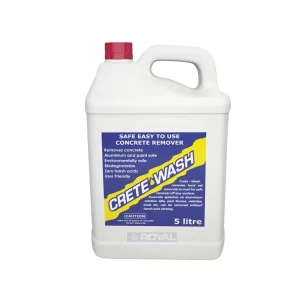 Crete-Wash Concrete Remover 5lt Bottle