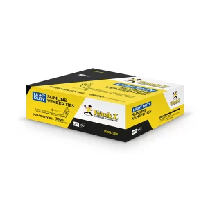 Brick Ties - Face Fixing "Light Duty" Veneer Ties Including Nails (150 Per Box)