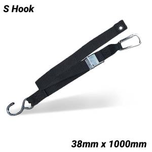 Safeguard SSH-100 2-Pack 100cm Cargo Strap S Hook