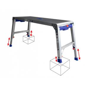 BAILEY Pro Deck Adjustable 150kg Rated 500mm Wide Work Platform L : 1175mm x W : 500mm -FS14200