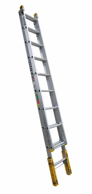 Bailey 2.5m - 3.7m 150kg Industrial Rated Leveller Punchlock 8 Extension Ladder FS13904 - BAILEY "BONANZA" SALE ( Due Mid Oct)